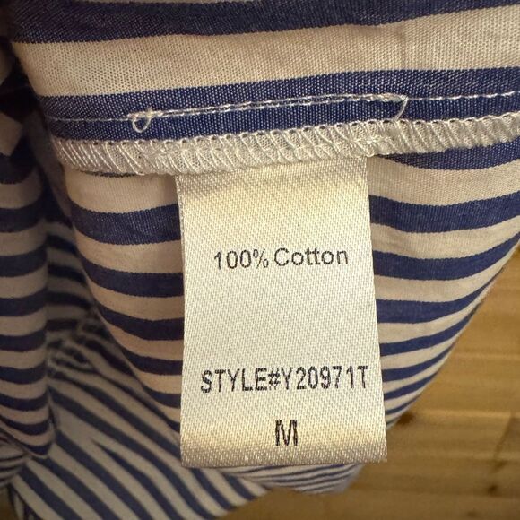 Pomander Place Medium Striped Sleeveless Kenzie Poplin Tiered Dress Tuckernuck - Picture 10 of 10